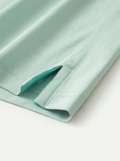 Hidden Zip Pocket Performance Polo-SAGE GREEN