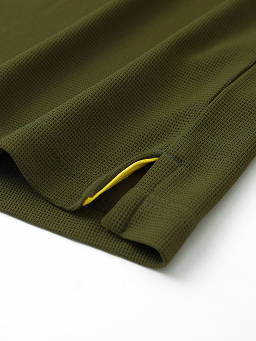 Waffle Jacquard Performance Polo-DARK GREEN