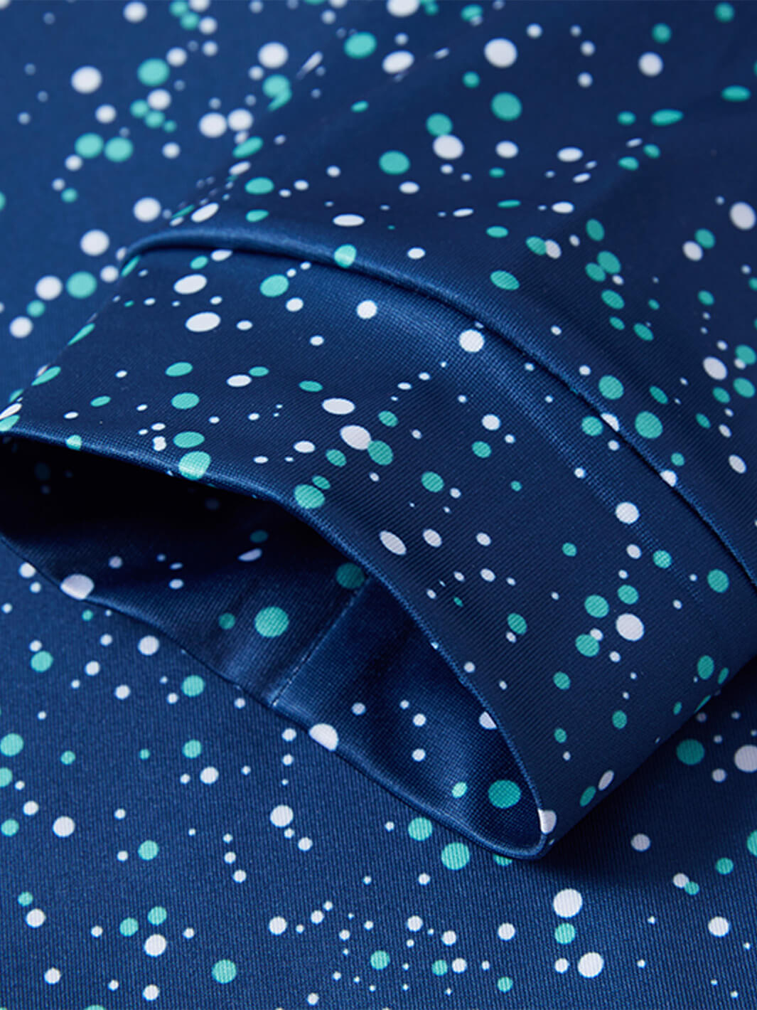 Print Performance Fleece Golf Hoodie For Men-Polka Dots