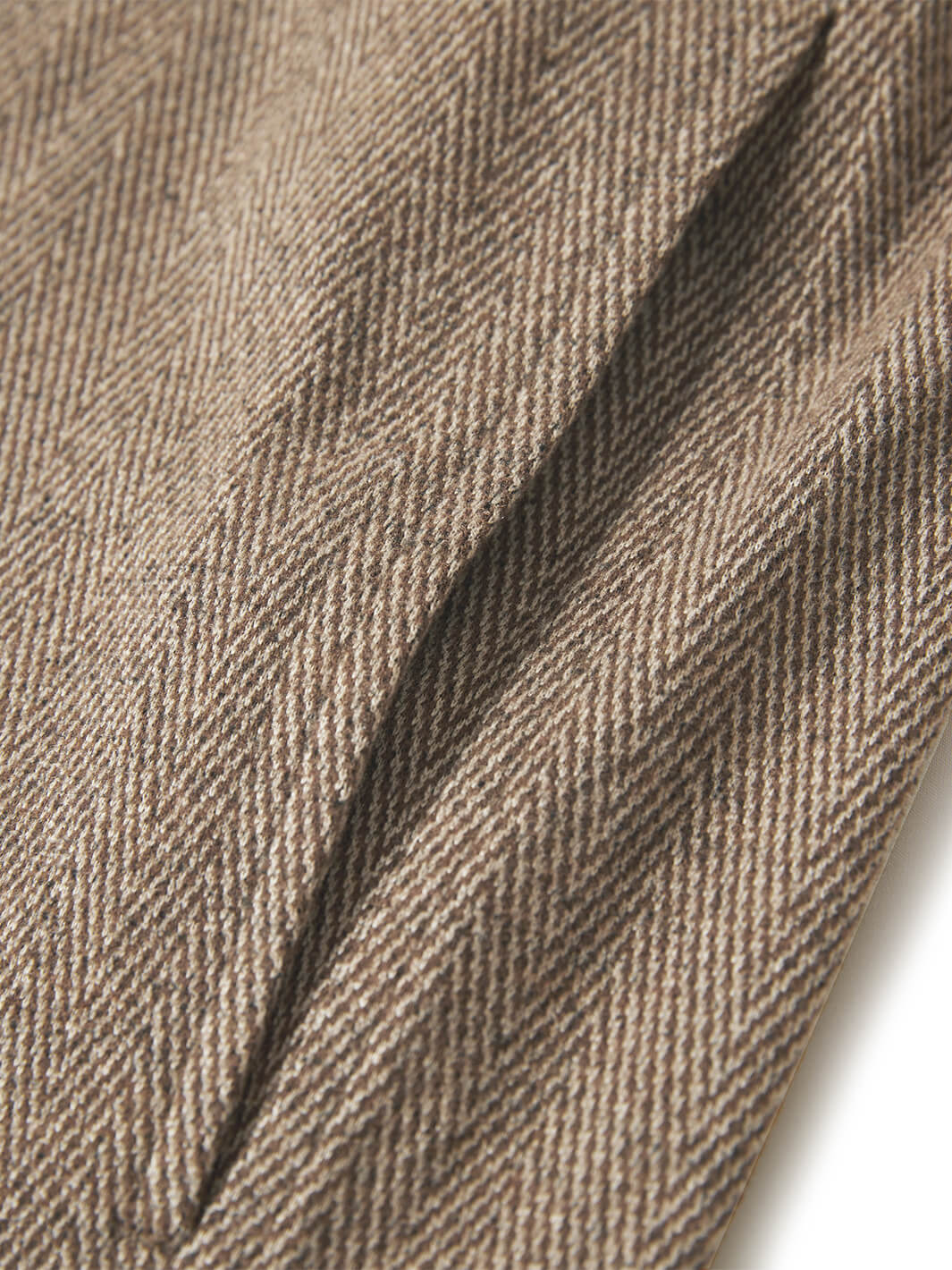 Herringbone Performance Golf Hoodie For Men-Caramel