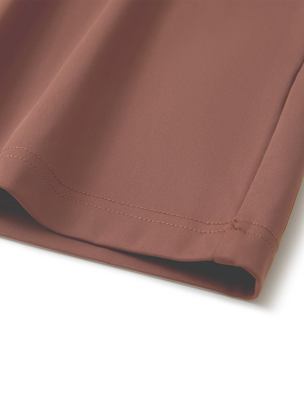 Solid Performance Golf Quarter Zip For Men-Brown