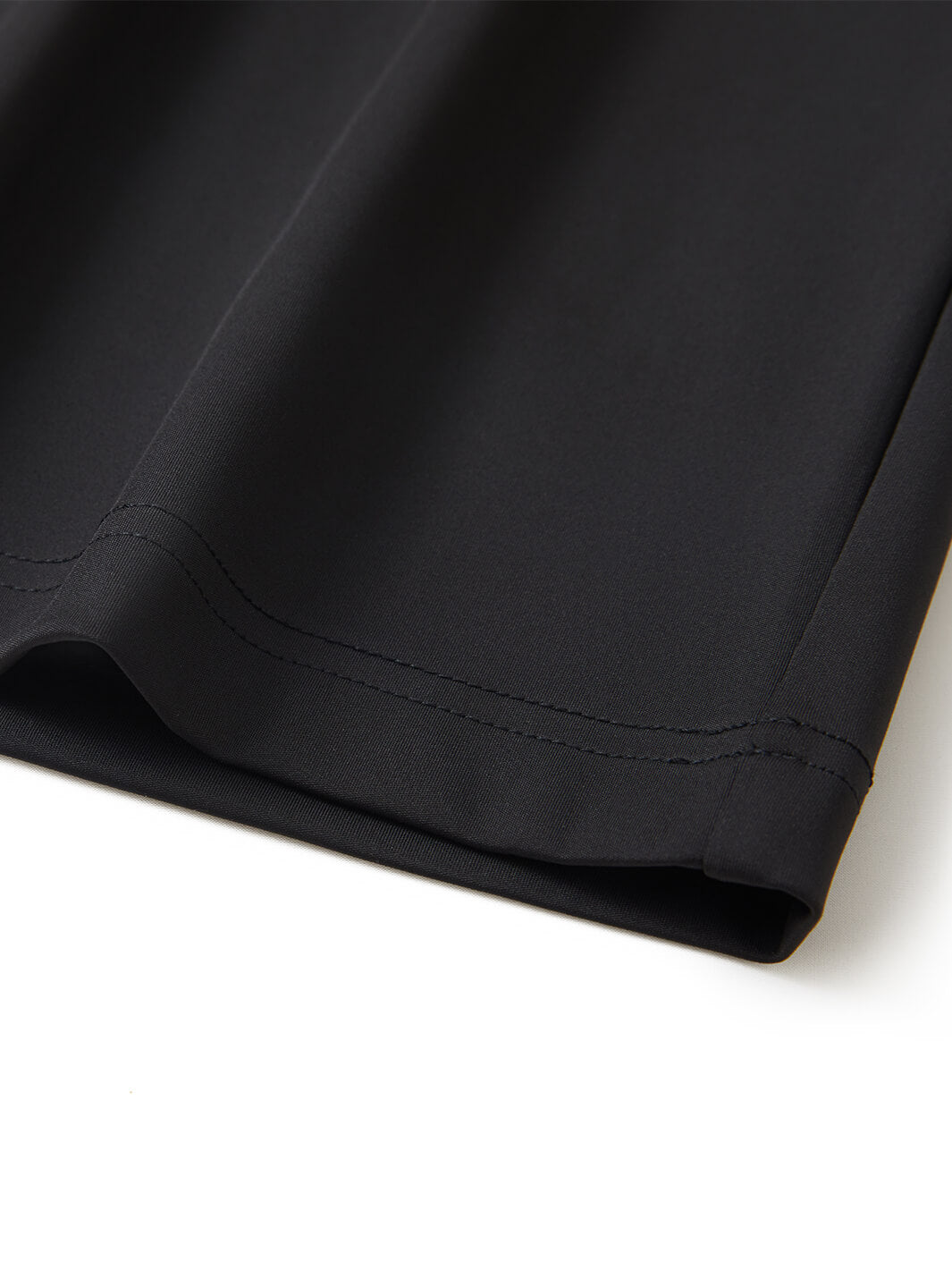 Solid Performance Golf Quarter Zip For Men-Black