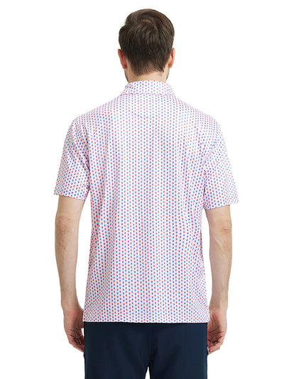 Men's Print Performance Polo-GOBLET