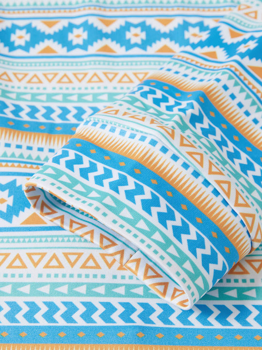 Print Performance Fleece Golf Hoodie For Men-Ethnic