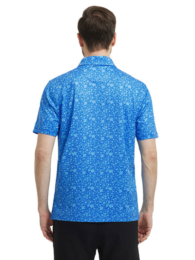 Men's Print Performance Polo-ROYAL PRTAL STEP