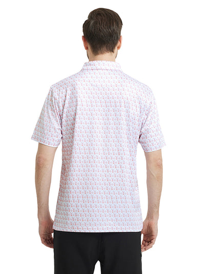 Men's Print Performance Polo-PALOMA