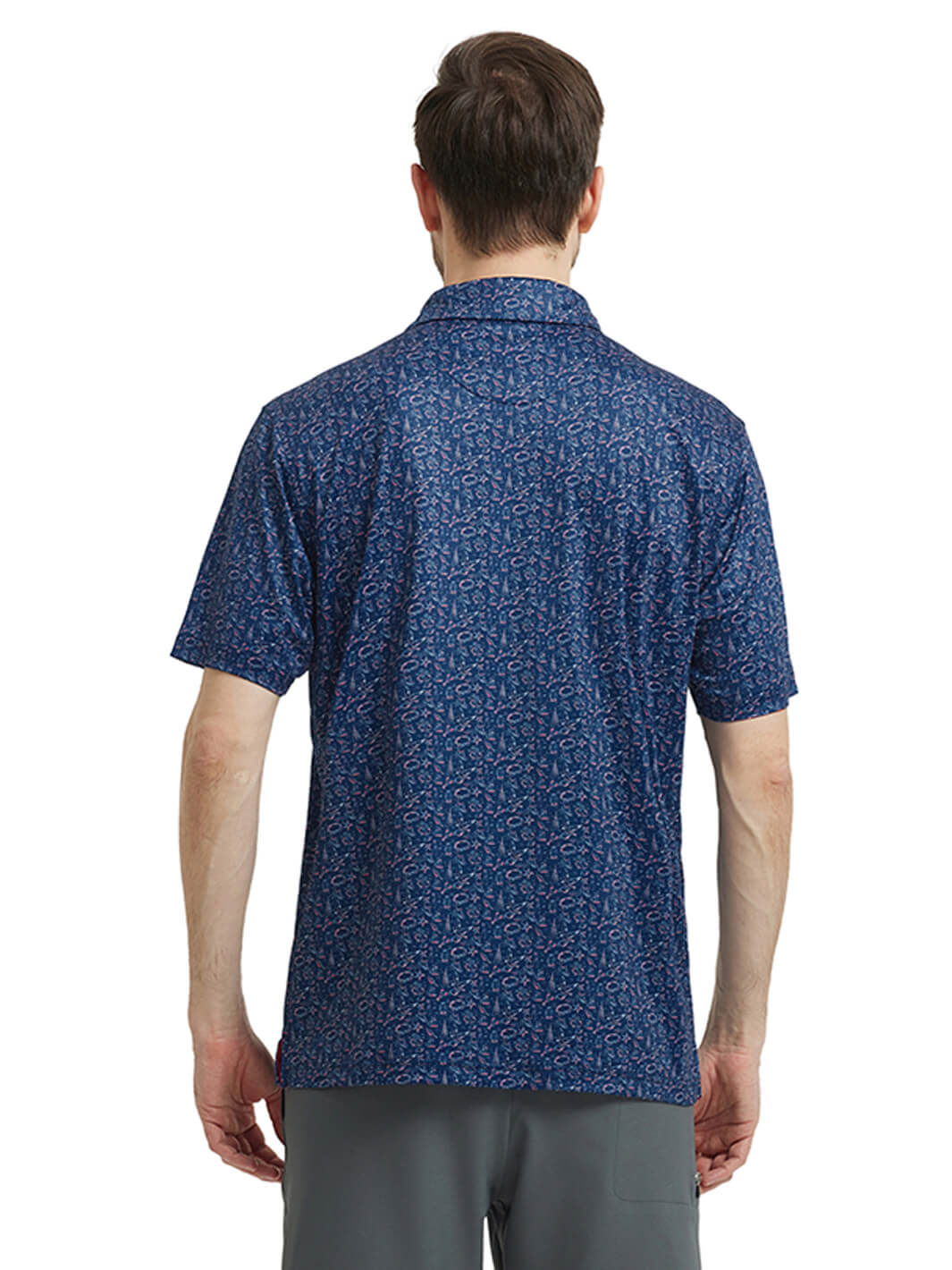 Men's Print Performance Polo-IMPRESSION