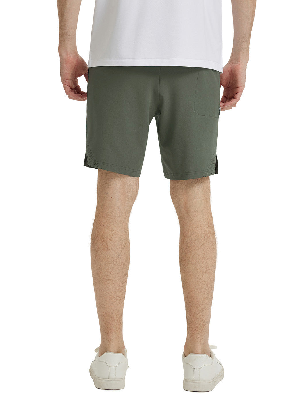Gym Short [7.5"]-GRAY GREEN