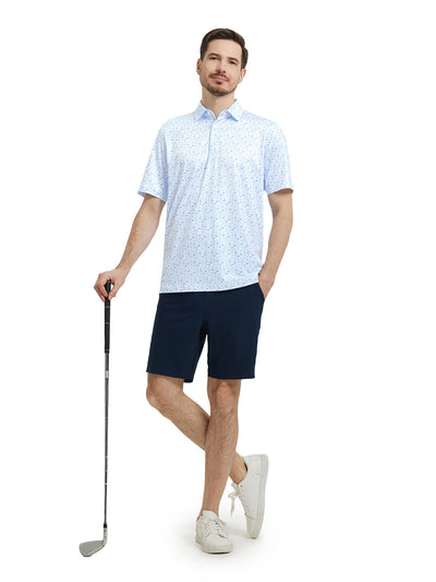 Men's Print Performance Polo-SAILBOAT