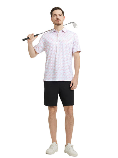 Men's Print Performance Polo-PALOMA