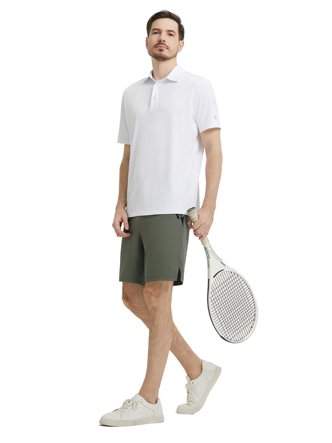 Gym Short [7.5"]-GRAY GREEN