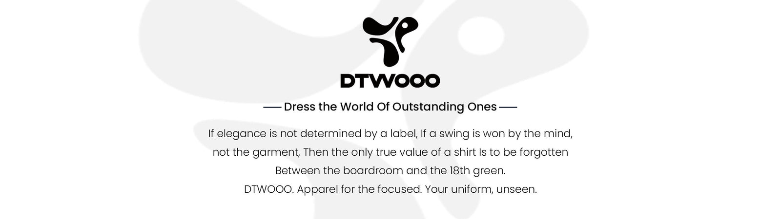 About Us - DTWOOO | Performance Golf Apparel